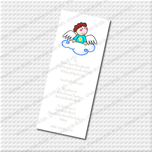Marcador de libro personalizado primera comunión bautizo Chile - modelo 01