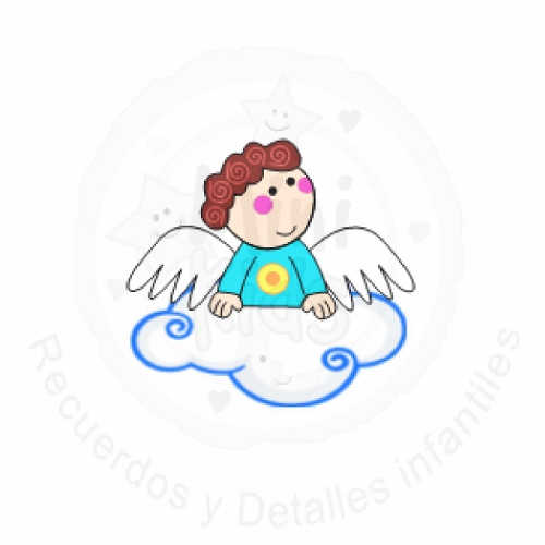 Santito personalizado primera comunión bautizo Chile - modelo 21